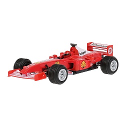 Машина - Суперкар F1 , длина 17 см, инерционный механизм, цвет красный (Технопарк, F1-17FR-S) - миниатюра