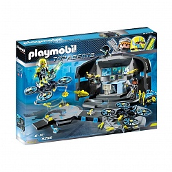 Playmobil Top Agents 9250 Командный центр Доктора Дрона - миниатюра