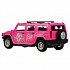 Машина Hummer H2 Спорт 12 см розовая двери и багажник открываются металлическая инерционная  - миниатюра №3