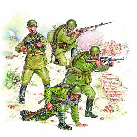 Сборная модель – Пехота Красной Армии №2 