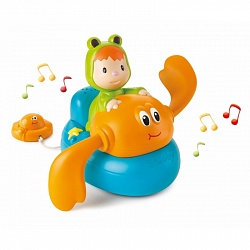Плавающая игрушка для ванны Cotoons - Музыкальный краб, звук (Smoby, 110611) - миниатюра