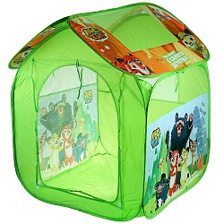 Палатка детская игровая - Лео и Тиг, в сумке (Играем вместе, GFA-LEOTIG-R) - миниатюра