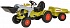 Детский педальный трактор погрузчик с прицепом Claas  - миниатюра №2