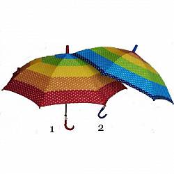 Зонт детский со свистком - Горошек, цветной, 45 см (UM45-PRBWsim) - миниатюра