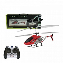 Вертолет с гироскопом Gyro-109 с инфракрасным пультом, 3 канала, 18,5 см, USB-зарядка (1toy, Т52819) (ассортимент) - миниатюра