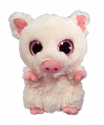 Свинка светло-розовая, 15 см (Yangzhou Kingstone Toys Co.Ltd, M0054) - миниатюра