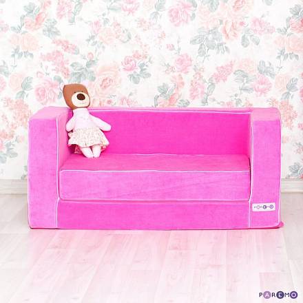 Раскладной игровой диванчик, розовый 