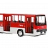 Модель Рейсовый автобус 17 см двери открываются инерционная металлическая  - миниатюра №4