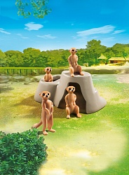 Игровой набор из серии Зоопарк: Сурикаты (Playmobil, 6655pm) - миниатюра