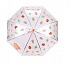 Зонт детский Лакомка прозрачный, 45 см., полуавтомат  - миниатюра №1