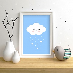 Постер - Мечтательное облачко, размер А4 (Астел Медиа, 0126A4) - миниатюра