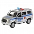 Джип УАЗ Patriot полиция, 12 см, открываются двери и багажник, инерционный механизм  - миниатюра №3