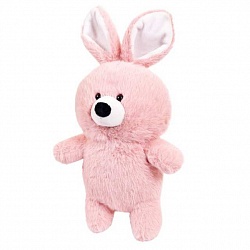 Мягкая игрушка – Флэтси. Кролик розовый, 24 см (ABtoys, M5049) - миниатюра