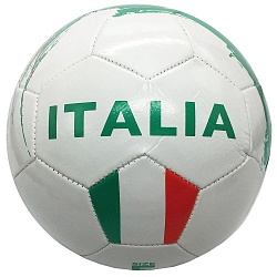 Футбольный мяч – Италия, пвх, 1 слой, 5 размер (SC-1PVC300-ITL) - миниатюра