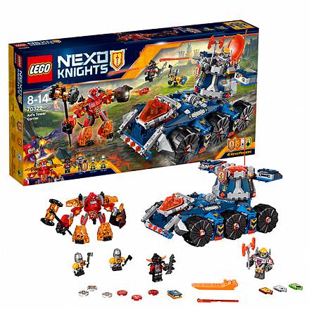 Lego Nexo Knights. Башенный тягач Акселя 