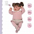 Кукла-малышка Ника в розовом 40 см мягконабивная  - миниатюра №2