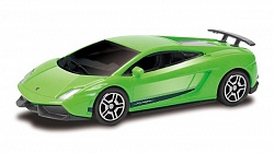 Металлическая машина - Lamborghini Gallardo LP570-4, 1:64, зеленый (RMZ City, 344998S-GN) - миниатюра
