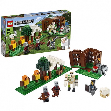 Конструктор Lego Minecraft - Аванпост разбойников 