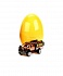 Городской транспорт в яйце 7,5 см, металлический  - миниатюра №3