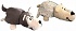 Мягкая игрушка - Вывернушка Блеск - Хаски-Полярный медведь, 12 см  - миниатюра №3
