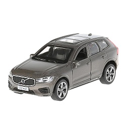 Инерционная металлическая модель - Volvo Xc60 R-Desing, 12 см, цвет серый (Технопарк, XC60-12-GY) - миниатюра