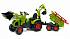 Педальный трактор-экскаватор с прицепом, черно-салатовый, 230 см  - миниатюра №2