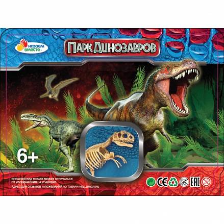 Сборная модель из серии Парк динозавров – Скелет динозавра. Тираннозавр 