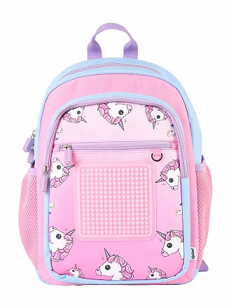 Детский рюкзак U18-15 с единорогами, цвет розовый 