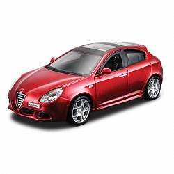 Машина Alfa Romeo Giulietta, металлическая, масштаб 1:32 (Bburago, 18-43030) - миниатюра