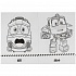 Супер-раскраска Робот Трейнс, 64 картинки  - миниатюра №3