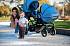 Детская коляска Bebetto42 2017 для двойни 2 в 1, светло-голубая с черным, шасси белая/Bia  - миниатюра №10