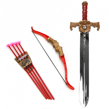 Набор оружия из серии Три Богатыря, на блистере 