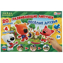Развивающая игра с липучками Умные игры - Веселые друзья. Ми-ми-мишки (Умка, 4680013714352) - миниатюра