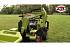 Трактор-экскаватор педальный с прицепом зеленый, 225 см.  - миниатюра №5