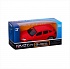 Машина металлическая RMZ City - Porsche Cayenne Turbo , без механизмов, масштаб 1:43, цвет красный  - миниатюра №1