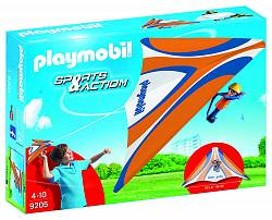 Игровой набор - Оранжевый дельтаплан (Playmobil, 9205pm) - миниатюра
