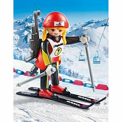 Игровой набор – Зимние виды спорта: Биатлонистка (Playmobil, 9287pm) - миниатюра