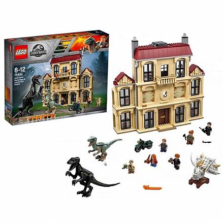 Конструктор Lego Jurassic World - Нападение индораптора в поместье 