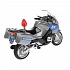 Мотоцикл ДПС, 12,5 см, металлический, свет, звук, подвижные элементы   - миниатюра №1
