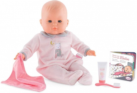 Кукла в наборе Corolle - Элоиза собирается ко сну, с ароматом ванили, 36 см 4 аксессуара 