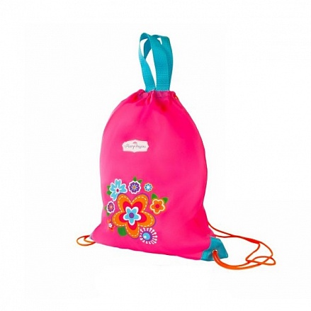 Мешок-рюкзак с ручками – Цветы, 30 х 40 