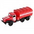 Пожарная машина УРАЛ 12 см, металлическая инерционная   - миниатюра №6