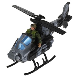 Набор солдатиков Росгвардия военные с вертолетом (Играем вместе, 2001Y111-R1) - миниатюра