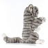 Мягкая игрушка - Кот жаккардовый, игрушка на руку, 28 см.  - миниатюра №1