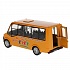 Автобус Газель Next Citiline Дети, 14,5 см, открываются двери, инерционный механизм  - миниатюра №3