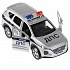 Машина Полиция Hyundai Santa Fe 12 см двери и багажник открываются металлическая инерционная  - миниатюра №2