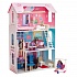 Кукольный домик для Барби – Муза, 16 предметов мебели, лестница, лифт, качели  - миниатюра №4