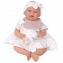 Кукла-младенец Джесси в сером 40 см мягконабивная  - миниатюра №7
