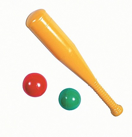 Игровой набор - Бейсбольная бита и 2 шара 