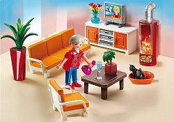 Игровой набор из серии Кукольный дом: Гостиная (Playmobil, 5332pm) - миниатюра